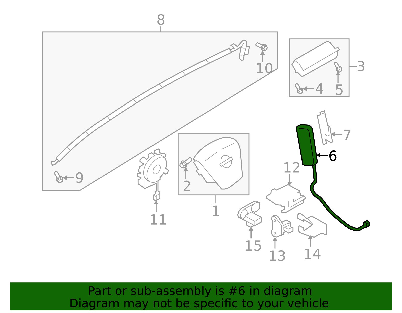 Side Impact Inflator Module - Nissan (Y8EHM-1AA0A)