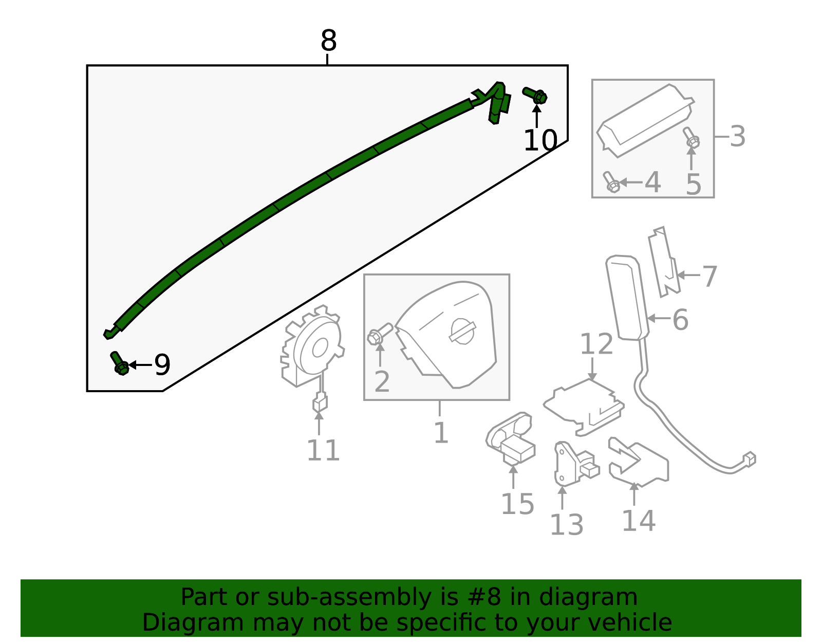 Inflator Curtain - Nissan (Y85PM-1AA0A)