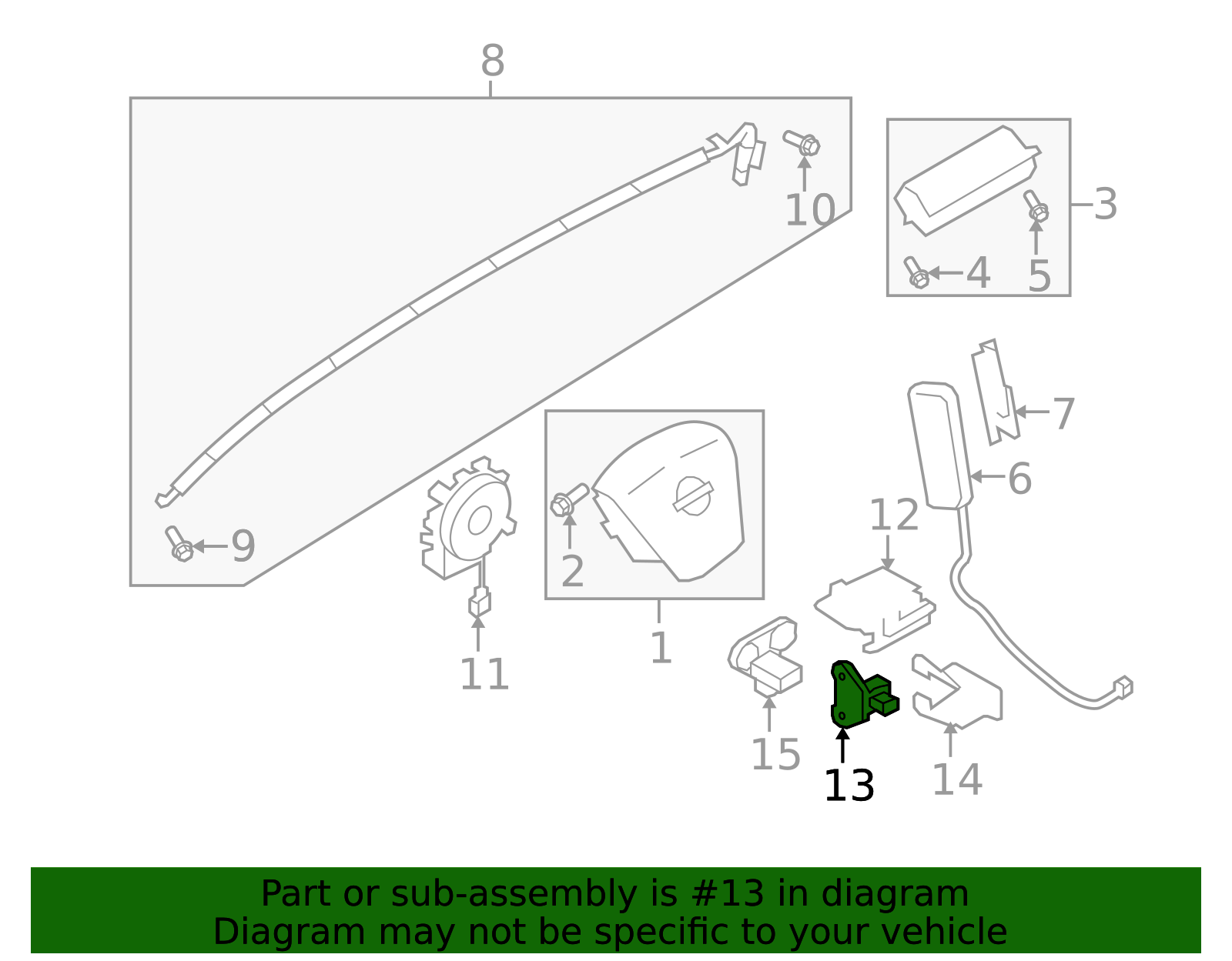 Ft Impact Sensor - Nissan (K8581-JY00A)