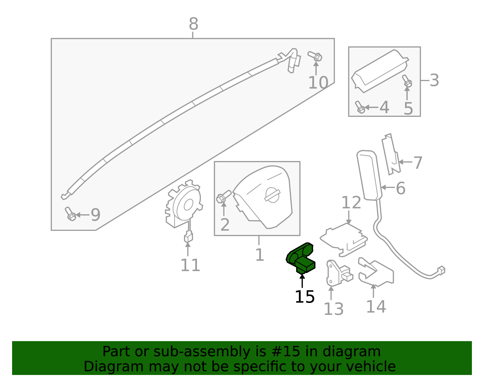 Side Impact Sens - Nissan (K8830-JY00A)