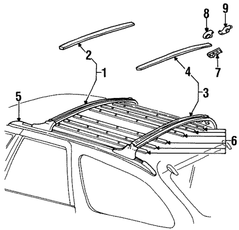 Luggage Carrier for 1986 Ford Taurus #1