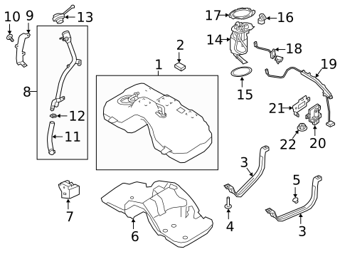 Fuel System Components for 2020 Land Rover Defender 90 #4