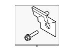 PC3Z25613D74AA - Body: Child Restraint Anchor Plate for Ford Image image