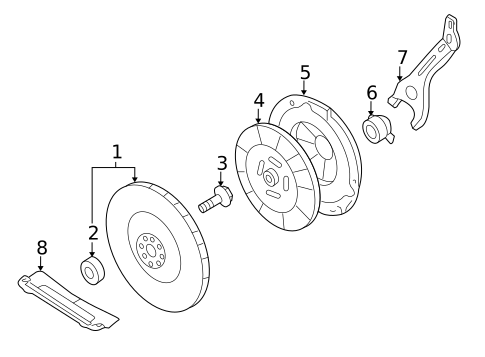 Clutch & Flywheel for 2018 Subaru Forester #0
