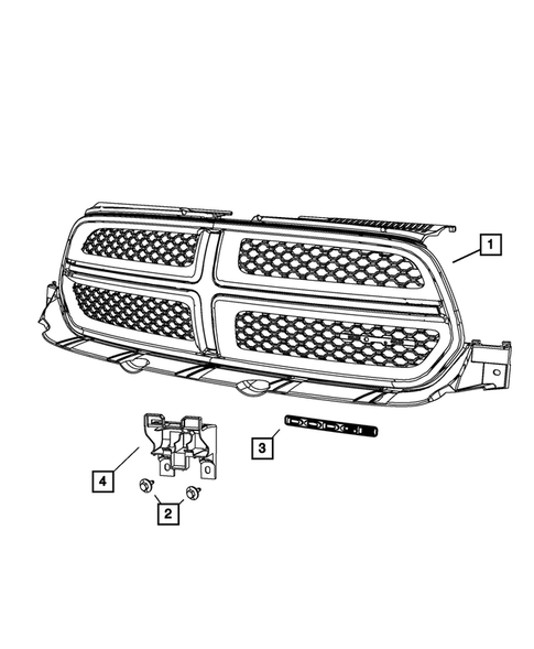 Grilles for 2011 Dodge Durango #0