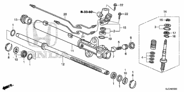 P.S. Gear Box Components for 2014 Honda Ridgeline #0