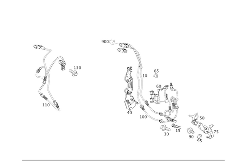 Front Axle Wiring for 2016 Mercedes-Benz S550e #0