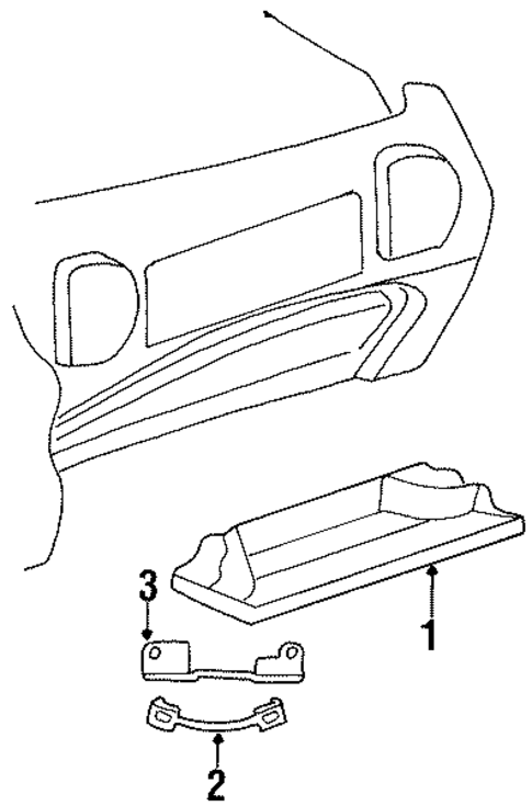 Glove Box for 1998 Dodge Grand Caravan #0