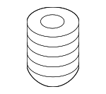 9P1823499 - Body: Hood Bumper for Porsche: 718 Boxster, 718 Cayman, 718 Spyder, 911, 928, 944, 968, Boxster, Cayman, Panamera, Taycan Image