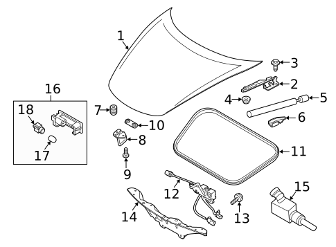 Hood & Components for 2023 Porsche 718 Spyder #0