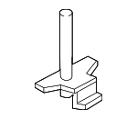 7L0915138C - Electrical: Battery Holder for Volkswagen Image