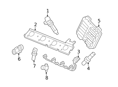 Sensors for 2009 Cadillac DTS #1