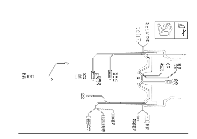 175451728 - Electrical System: Receptacle Housing for Mercedes-Benz Image image
