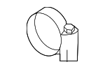 988029 - : 2007-2016 Volvo Upper Hose Clamp for Volvo: S60, S60 Cross Country, S80, V70, XC60, XC70, XC90 Image