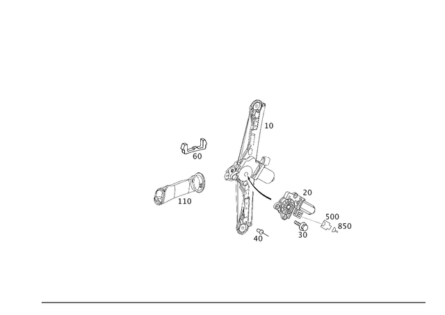 5402905 - Rear Doors: Electric Line for Mercedes-Benz Image