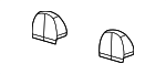 1HL751D5AA - Body: Headrest for Mopar Image