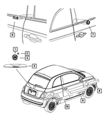 68073915AA - : Retaining Clip for Mopar Image