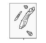 94012SL010VH - Body: Upper Center Pillar Trim for Subaru Image