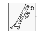 39835213 - Body: Windshield Pillar Trim for Volvo Image