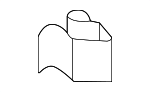 30624206 - Body: Windshield Pillar Trim Clip for Volvo Image