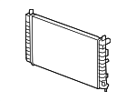 21663 - Belts &amp; Cooling: ACDelcoâ„¢ Radiator for Chevrolet: Malibu | Pontiac: G6 | Saturn: Aura Image
