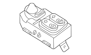 LJA6332AG - : Door Window Switch for Jaguar Image
