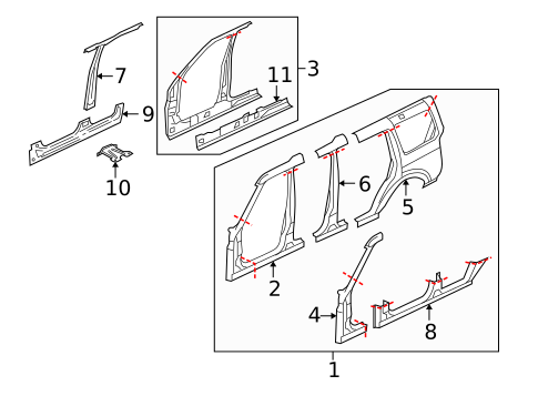 Uniside for 2011 Land Rover LR4 #0