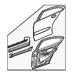 22702417 - : Door Shell for Oldsmobile: Alero | Pontiac: Grand Am Image
