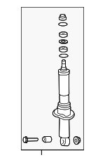 4851039436 - : 1996-2004 Toyota - Shock Absorber (Left, Right, Front) for Toyota: 4Runner, Tacoma Image