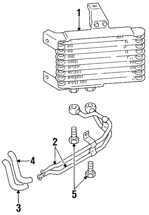 Trans Oil Cooler for 1991 Dodge Stealth #0