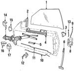 12510786 - : Door Shell Cap for GM Image