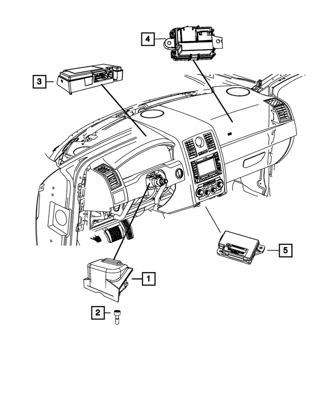 68222280AA - : Telematics Module for Mopar Image