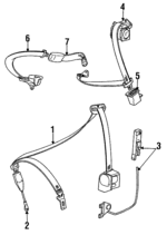 72118101902 - : Buckle for BMW Image