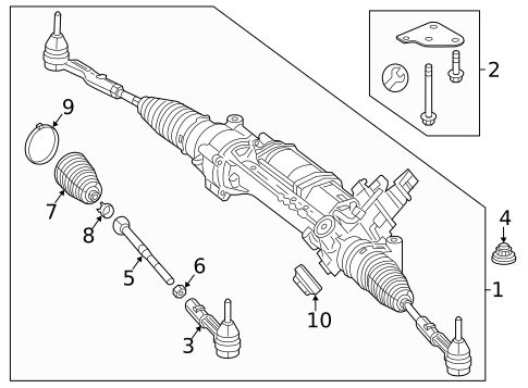 Steering Gear & Linkage for 2017 Mercedes-Benz AMG GT #2