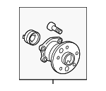 4246048011 - Brakes: Hub &amp; Bearing for Toyota: Avalon, Camry, Highlander, Solara Image