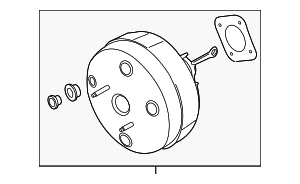 NK4Z2005C - : Power Brake Booster for Ford: E-Transit, Transit-150, Transit-250, Transit-350, Transit-350 HD Image