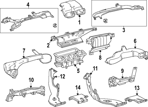 Ducts for 2025 Toyota Grand Highlander #0