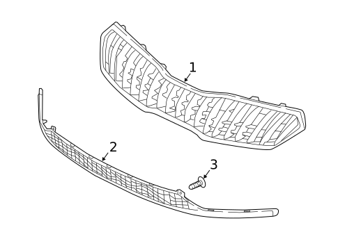 Grille & Components for 2015 Kia Forte5 #0