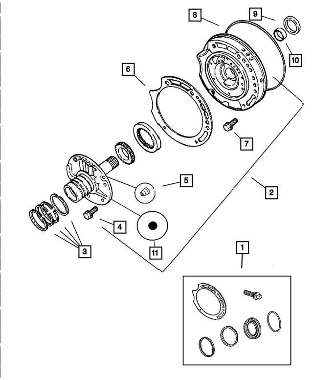 6500211 - Automatic Transaxle 4 Speed: Hex Head Bolt for Mopar Image