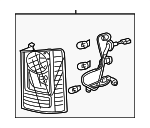 33500SZAA02 - : Tail Lamp Assembly for Honda: Pilot Image
