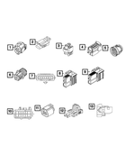 68238114AA - Electrical: Electrical Connector for Mopar Image