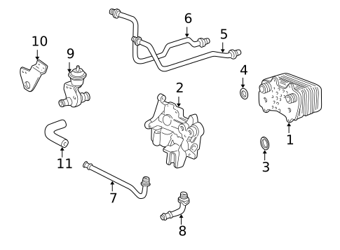 Trans Oil Cooler for 1999 Porsche 911 #0