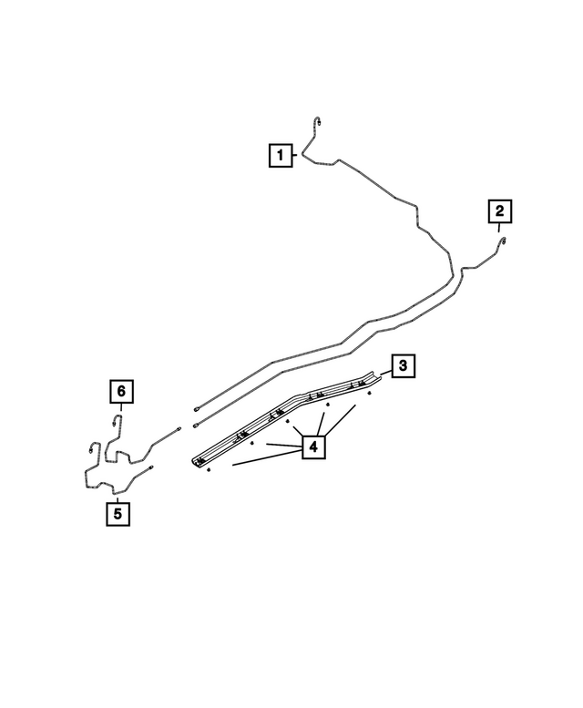 68439563AA - Brakes: Brake Tube for Mopar Image