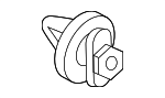 5G0868563 - Body: Door Interior Trim Panel Retainer for Volkswagen Image