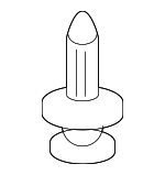 MU140009 - Body: Bumper Cover Clip for Mitsubishi Image