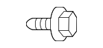 MS452357 - Body: Bumper Cover Screw for Mitsubishi Image