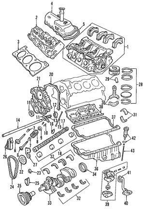 777なーなページ Engine for 1993 Mazda Navajo | OEM Parts Online