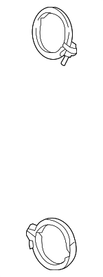 PAB253725 - Exhaust: Converter &amp; Pipe Clamp for Porsche: Cayenne, Macan, Panamera Image