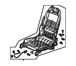 81526TRVA21 - Body: Seat Frame for Honda: Clarity Image