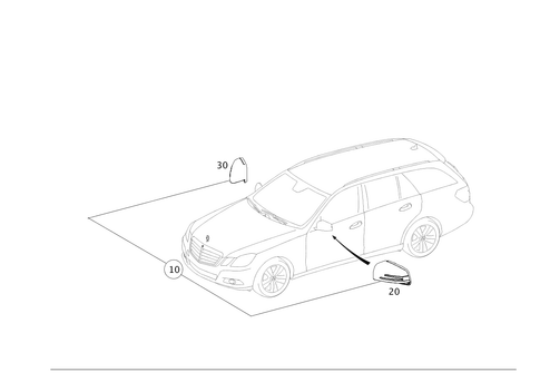 Mirror for 2012 Mercedes-Benz E63 AMG #0